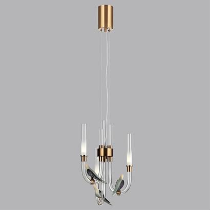 люстры 5431/6l odeon light подвесной светильник lark, доставка по Казахстану 