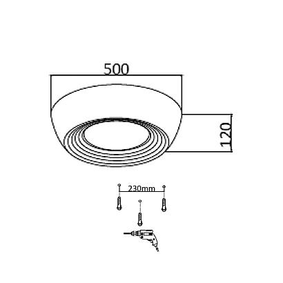люстры 7715/54l avra led sn светильник с пультом ду cronus, доставка по Казахстану 