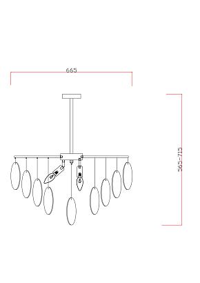 купить Светильник Freya FR5104PL-06BS2 в Алматы, svet.kz, доставка по Казахстану 