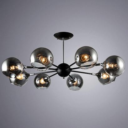 Потолочные Потолочная люстра Arte Lamp Lagos A2708PL-8BK, доставка по Казахстану 