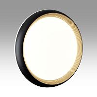 7651/DL PALE SN Светильник пластик/черный/золотой LED 48Вт 4000К D380 IP43 TOFIQ BLACK