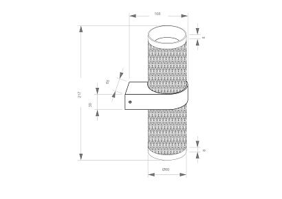 Бра Technical C069WL-02MG