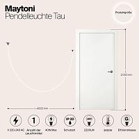 Дополнительная картинка Подвесной светильник Maytoni MOD146PL-L40B3K