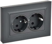 BRITE Роз 2-я с з/к без з/ш пл 16А сб РСПл12-3-БрГ граф. IEK 
