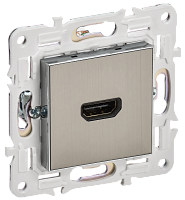 SKANDY Роз. HDMI SK-H01N никель IEK 