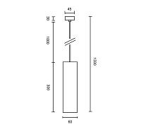 Дополнительная картинка Подвесной светильник Technical P075PL-01W