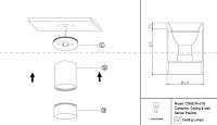 Дополнительная картинка Потолочный светильник Maytoni Pauline C008CW-01B