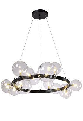 люстры люстра crystal lux agata sp15 v2 black/transparente crystal lux 0032/315, доставка по Казахстану 
