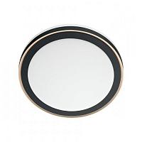 7620/DL PALE SN 046 Светильник пластик/белый/черный/медный LED 48Вт c ДУ 3000-4200-6300К D390 IP43 пульт ДУ AKUNA