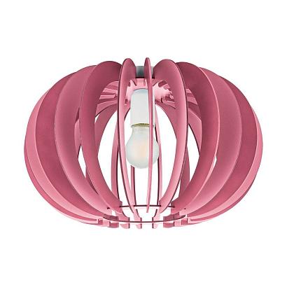 люстры светильник потолочный fabella, сталь, дерево  1 e27 pink, доставка по Казахстану 