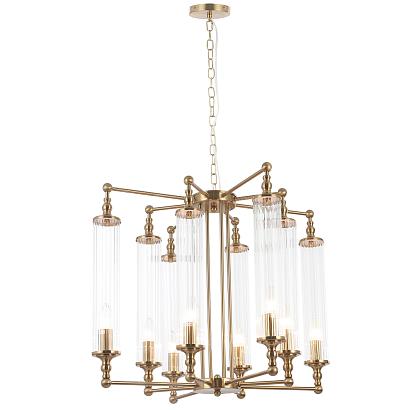 люстры люстра crystal lux tomas sp8 d650 brass crystal lux 3672/308d, доставка по Казахстану 
