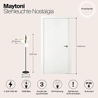 Дополнительная картинка Торшер Maytoni MOD048FL-03G
