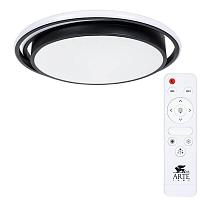 люстры потолочный светодиодный светильник arte lamp sonny a2688pl-1bk, доставка по Казахстану 