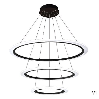 люстры подвесной светильник crystal lux manzana sp67w led black crystal lux 2340/303n, доставка по Казахстану 