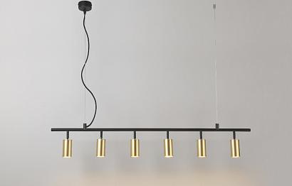 светильник потолочный crystal lux clt 015c6 l1200 bl-go crystal lux 1400/236, доставка по Казахстану 