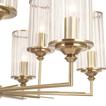 люстра crystal lux gloria sp9 brass crystal lux 1910/309, доставка по Казахстану 