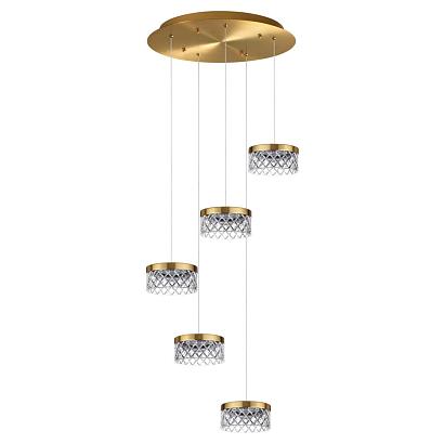 люстры 5032/30l l-vision odl24 447 подвесной светильник led 30w 4000k 1958лм fivre, доставка по Казахстану 