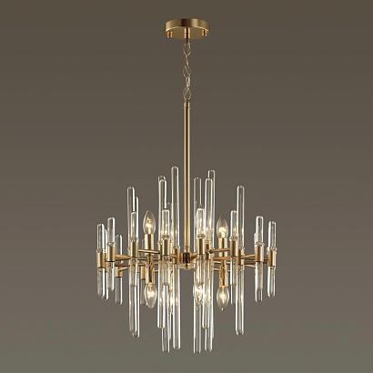 Подвесные Подвесная люстра Odeon Light Hall Stika 4988/8, доставка по Казахстану 