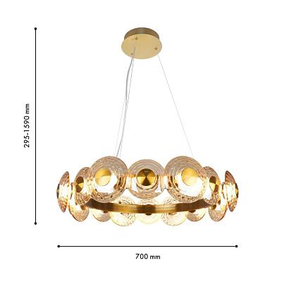 4641-16p подвесная люстра claros favourite, доставка по Казахстану 