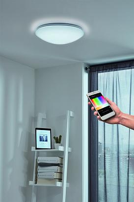 люстры потолочный светодиодный светильник eglo giron-c 32589, доставка по Казахстану 