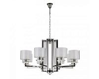 newport 4400 4408+1/c black glossy , люстра, black glossy clear crystal clear glass d87*h53 cm e14 8*60w+ led 2*5w, доставка по Казахстану 