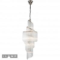 Дополнительная картинка Подвесная люстра iLamp Manhattan 051D-11 Nickel