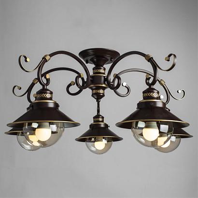 люстры потолочный светильник arte lamp 7 a4577pl-5ck, доставка по Казахстану 