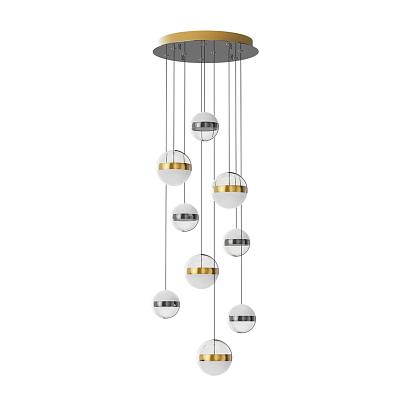 люстры 5037/84l l-vision odl24 389 подвесной светильник led 84w 4000k 4800лм roni, доставка по Казахстану 