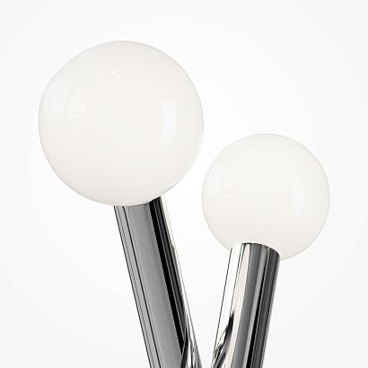 С 2 плафонами на стену Настенный светильник (бра) Maytoni MOD476WL-02PT Vortex, доставка по Казахстану 