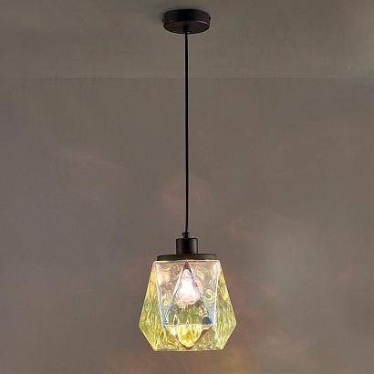 4997/1 modern odl23 303 черный/разноцветный/металл/стекло подвес e27 1*40w capra, доставка по Казахстану 