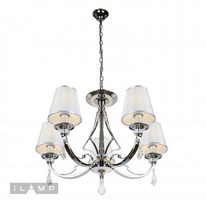 люстры подвесная люстра ilamp amadea rm5220/5cr, доставка по Казахстану 