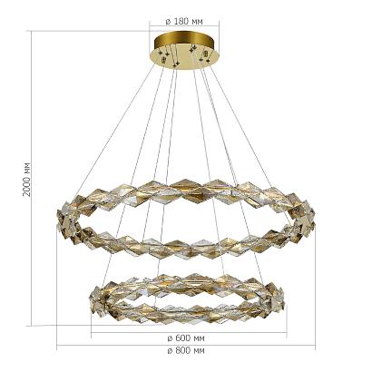 люстры sl6009.203.02 подвесной светильник st-luce , доставка по Казахстану 