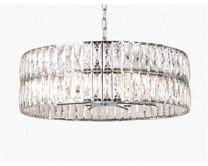 newport 10120 10125+3/c new , люстра, chrome clear crystal d63*h20/120 cm e14 8*60w, доставка по Казахстану 