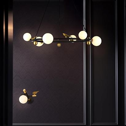 люстры подвесной светильник sparrow 4324-6p, доставка по Казахстану 