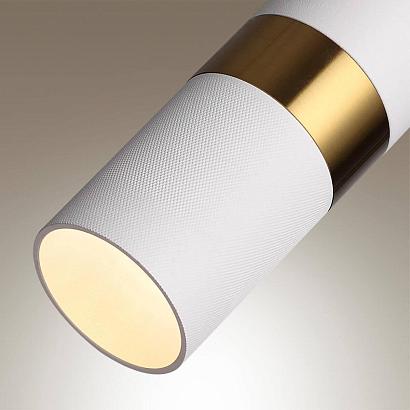 4355/1 hightech odl23 231 белый/золотистый/металл подвесной св-к ip20 led gu10 10w bullet, доставка по Казахстану 