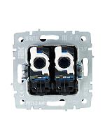 BRITE Роз. комп. 2-ая RJ45 кат.6 РК11-2-БрШ шамп. IEK 