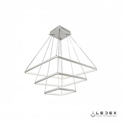 люстры подвесная люстра iledex venus 8153-700+500+300-d-t белый, доставка по Казахстану 