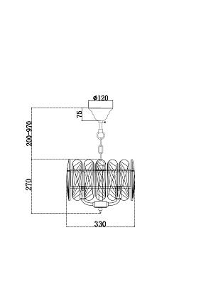 люстры подвесной светильник maytoni mod122pl-03bs, доставка по Казахстану 