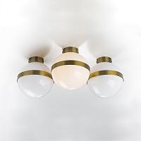 люстры 812111 (mx8131-1a ) люстра globo 1х40w e14 antique bronze/white (в комплекте), доставка по Казахстану 