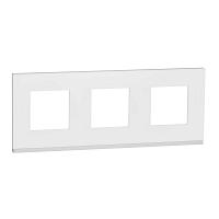 Рамка 3-постовая Schneider Electric Unica New NU600689 
