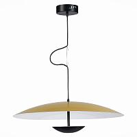 sl6502.213.01 светильник подвесной st-luce золотистый,черный/золотистый led 1*40w 3000k, доставка по Казахстану 
