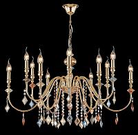 люстра crystal lux mercedes sp6+6 gold/color crystal lux 0951/312, доставка по Казахстану 
