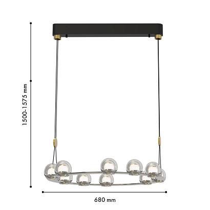 люстры подвесной светильник rosio 4291-10p, доставка по Казахстану 