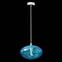 светильник подвесной crystal lux formless sp1 blue 4124/201, доставка по Казахстану 
