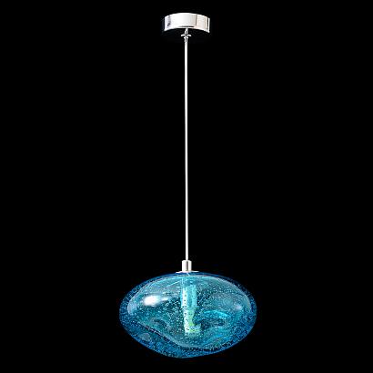 светильник подвесной crystal lux formless sp1 blue 4124/201, доставка по Казахстану 