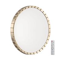 7648/EL PALE SN Светильник пластик/белый/золотой LED 70Вт 3000-6000К D486 IP43 пульт ДУ ATABI GOLD