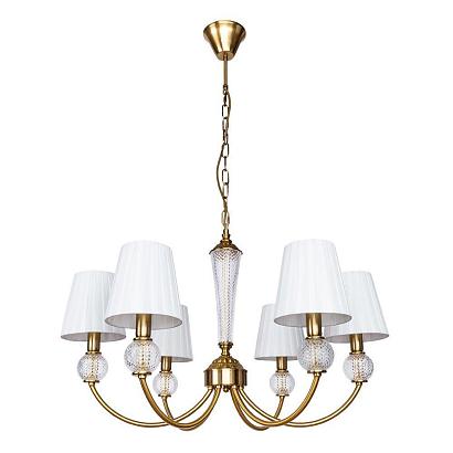 люстры подвесная люстра arte lamp gracie a7301lm-6pb, доставка по Казахстану 
