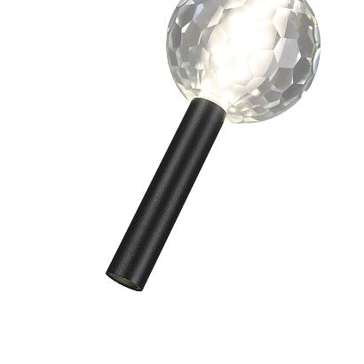 светильник подвесной crystal lux elvira sp8w led 4000k black crystal lux 0490/202, доставка по Казахстану 