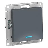ATLASDESIGN 1 клавишный ВЫКЛЮЧАТЕЛЬ с подсветкой, сх.1а, 10АХ, механизм, ГРИФЕЛЬ 