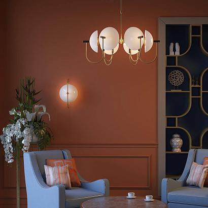 подвесная люстра odeon light granta 4674/6, доставка по Казахстану 